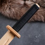 Сувенирное деревянное оружие "Катана самурая", массив бука, 60 см