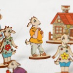 Кукольный театр сказки на столе «Семеро козлят»