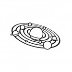 Деревянный интерьерный пазл EWA Design «Солнечная система»