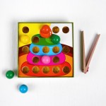 Мозаика «Игрушки» с карточками и шариками