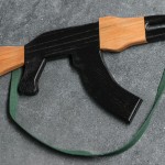 Сувенирное деревянное оружие "Автомат 47", 75 х 25 см, массив черешни