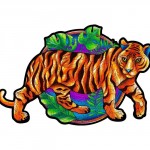 Пазл фигурный «Бенгальский тигр»