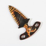 Сувенир деревянный нож-тычковый «Тигр», 10 х 15 см