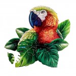 Пазл фигурный «Тропическая птица»