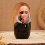 Матрешка "Путин-Крым", 5 кукол, 17 см