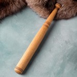 Сувенирное деревянное оружие "Бита бейсбольная", массив бука, 53 см, 1 сорт, микс