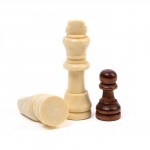Шахматы обиходные  (доска дерево 29х29 см, фигуры дерево, король h=5.5 см)