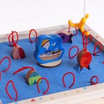 Детский развивающий набор «Рыбалка с крючками» 24×7×35 см