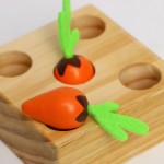 Детский развивающий набор «Морковки Монтессори» 8 × 8 × 4 см