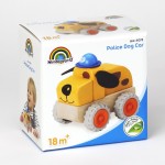 Деревянная игрушка Miniworld «Полицейская машинка-собачка»
