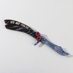Сувенирный нож-бабочка «You are power», дерево, 28 х 5,2 см