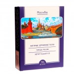Фигурный деревянный пазл «Москва», 106 деталей