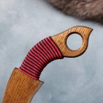 Сувенирное деревянное оружие "Керамбит", 22 см, массив ясеня