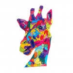 Пазл «Красочный жираф»