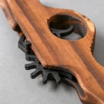 Игрушка деревянная стреляет резинками «Пистолет» 2,2×27×8 см
