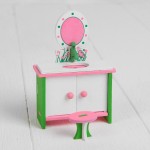 Мебель для кукол «Ванная с зеркалом»