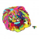 Пазл «Красочный лев»