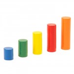 Головоломка «Столбики логические», 25 цветных фигур