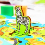Дидактические игры и материалы. Рамка-вкладыш развивающая 3Д «Животные мира»