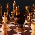 Шахматы гроссмейстерские (доска дерево 43х43 см, фигуры дерево, король h=10.6 см)